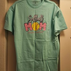 Large Sinply Southern Softball Mom Tshirt